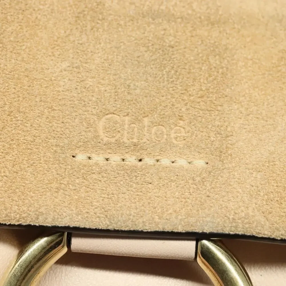 Chloe Leather Fay Handbag Beige